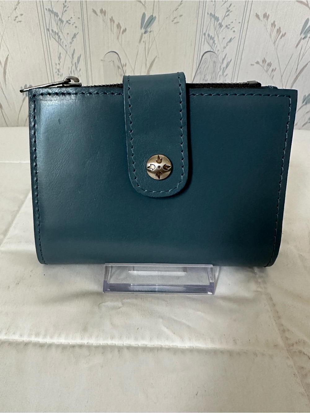 Patricia Nash Blue Leather Wallet